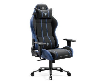 Fotel gamingowy DIABLO Chairs X-One 2.0 Normal Size Tkanina Night Blue